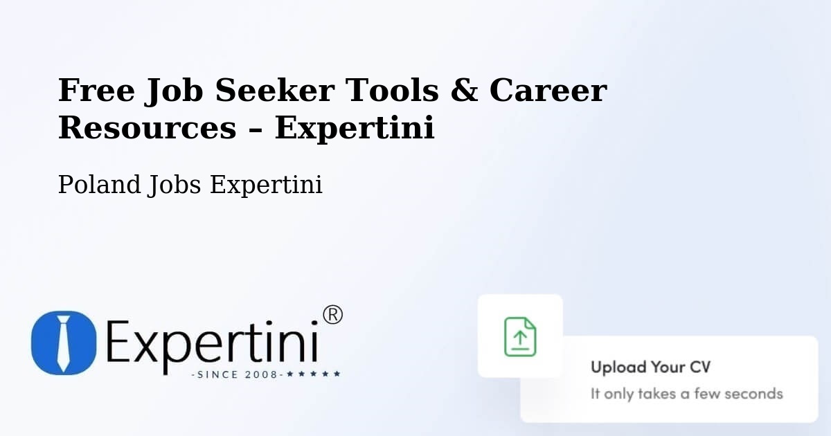 Free Job Seeker Tools & Career Resources – Granowo - Granowo, Poland Jobs Expertini