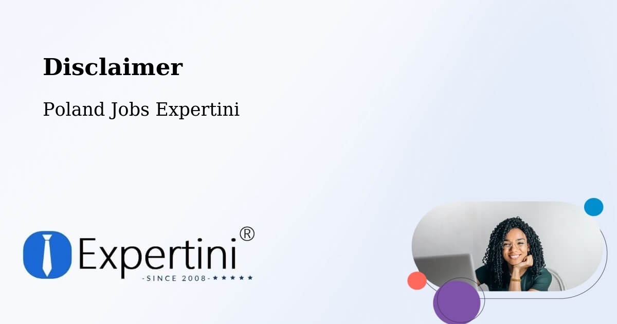 Disclaimer – Granowo - Poland Jobs Expertini